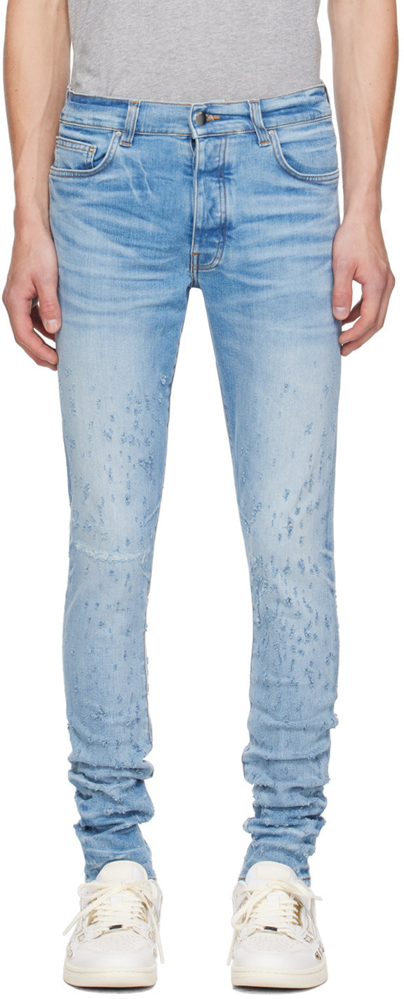 AMIRI Blue Shotgun Skinny Jeans