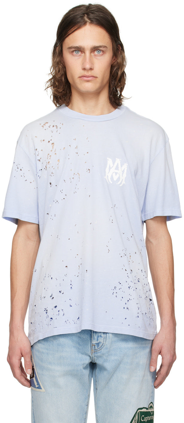 AMIRI Blue Shotgun T-Shirt