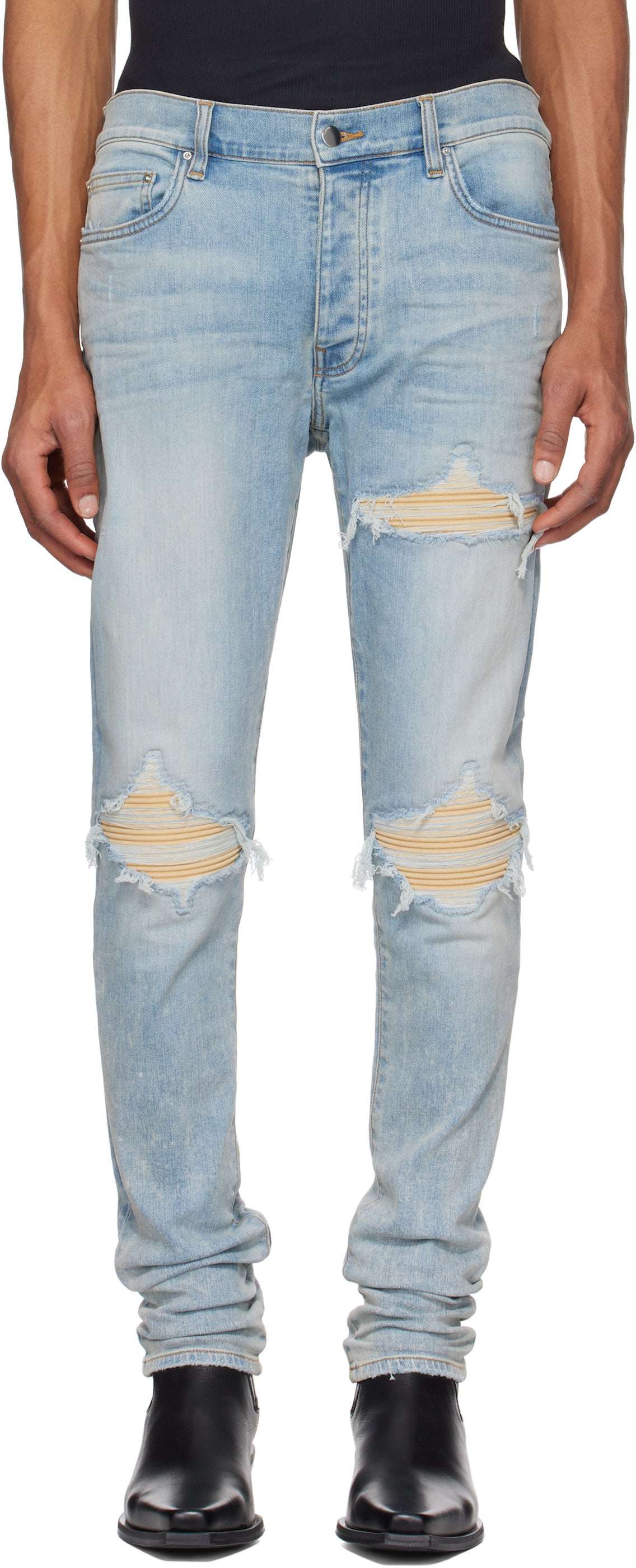 AMIRI Blue Ultrasuede MX1 Jeans