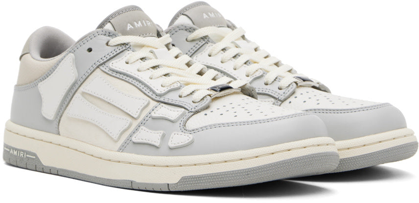 Amiri Amiri Gray Skel Top Low Sneakers - Size: UK 6 Sneakers | Shop From The Mirage