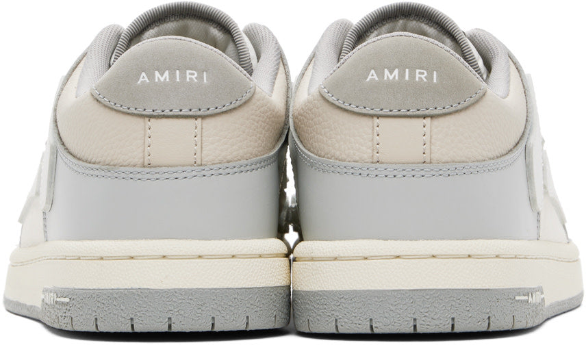 Amiri Gray Skel Top Low Sneakers