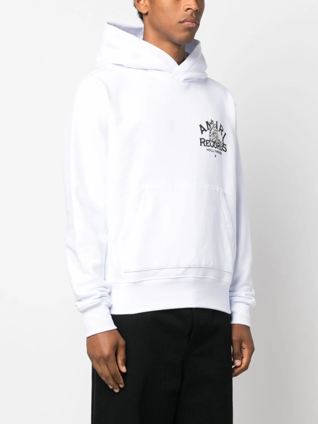 Amiri Records Wolf Hoodie in White