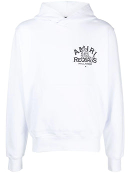 Amiri Records Wolf Hoodie in White