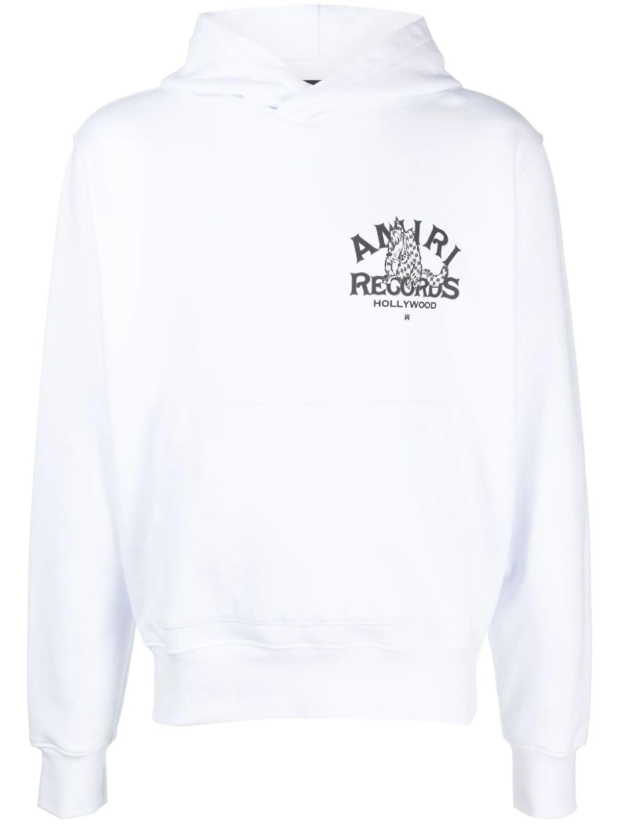 Amiri Records Wolf Hoodie in White
