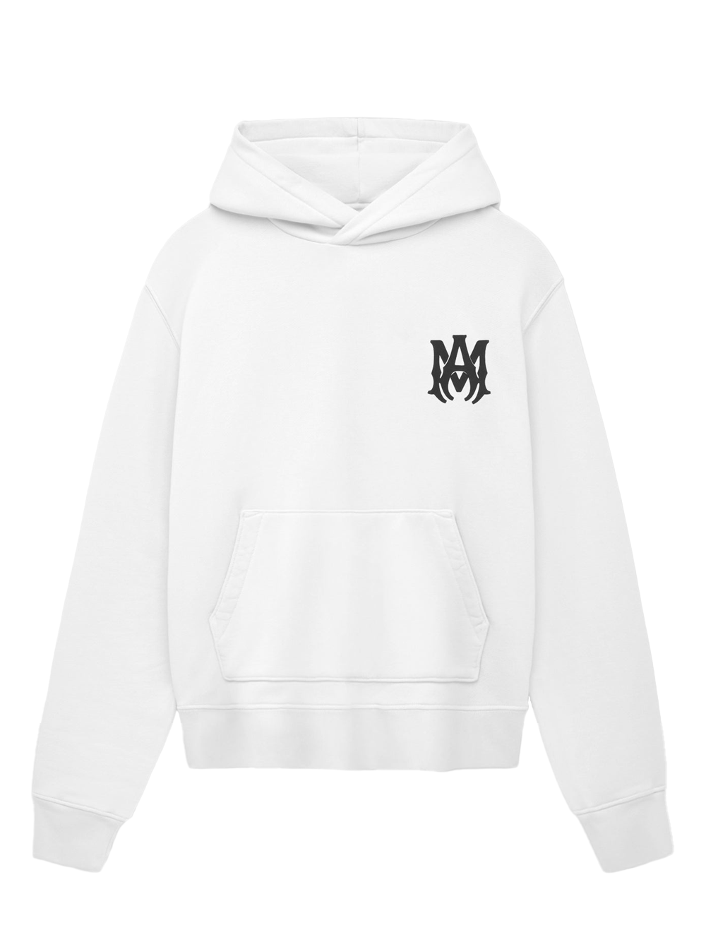 Amiri MA Core Logo Printed Hoodie in White