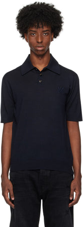 AMIRI Navy MA Polo