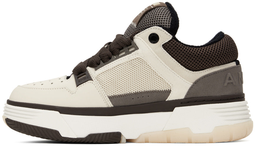 Amiri Amiri Off-White & Brown MA-1 Sneakers - Size: UK 6 Sneakers | Shop From The Mirage