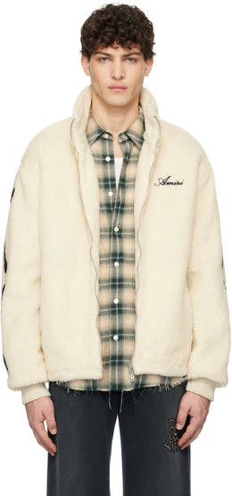 AMIRI Off-White Bones Fleece Jacke