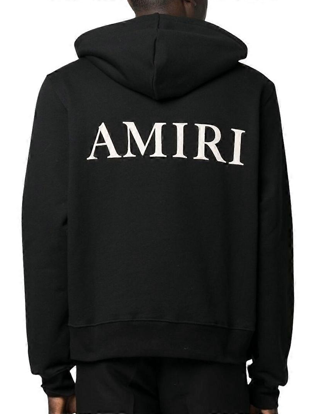 Amiri Puff Logo Black Hoodie