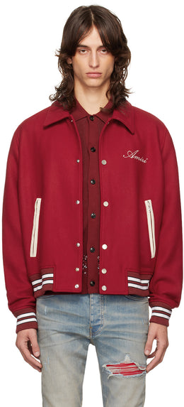 AMIRI Red Bones Bomber Jacket