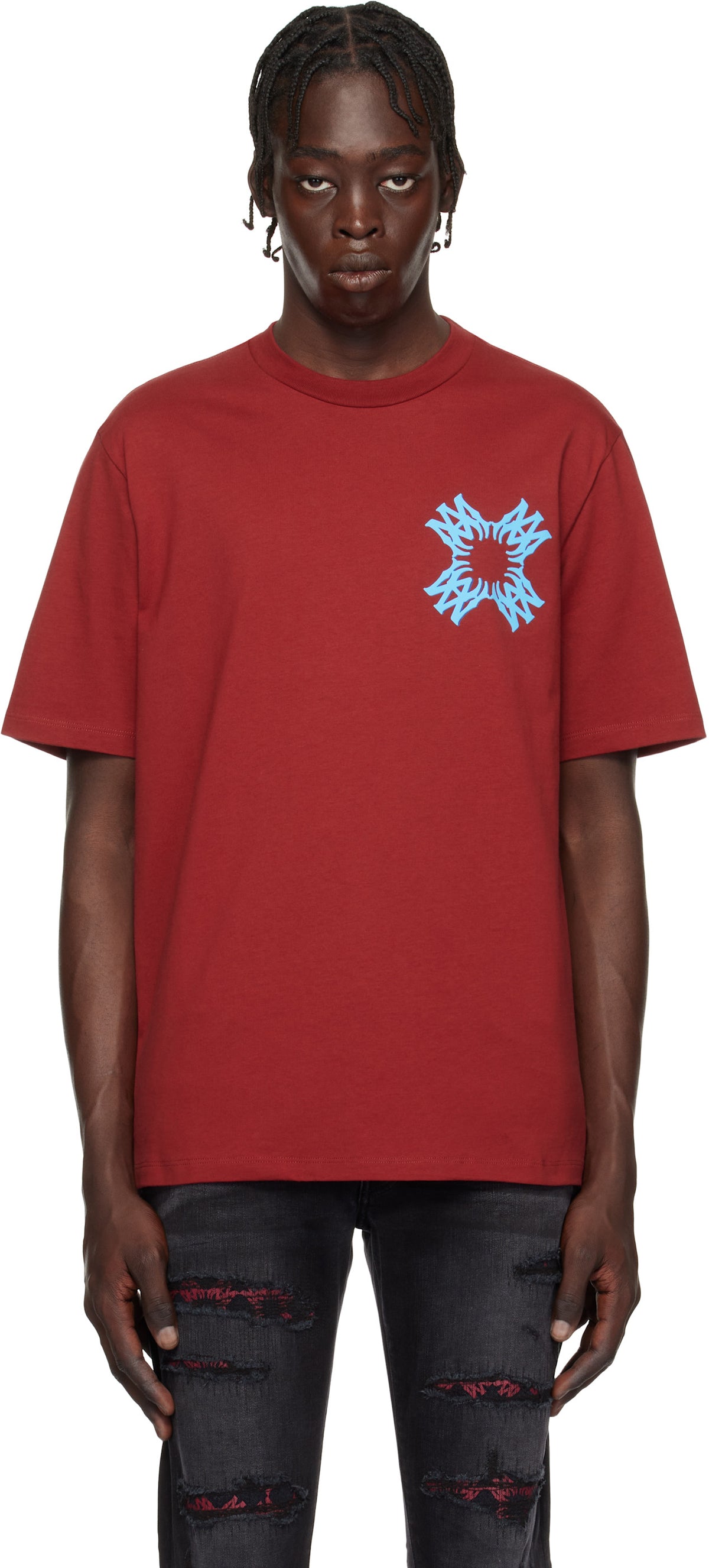 AMIRI Black 'Amiri' Starburst T-shirt