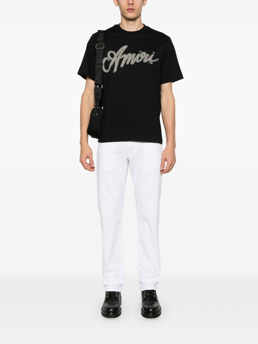 Amiri Script Logo T-Shirt in Black