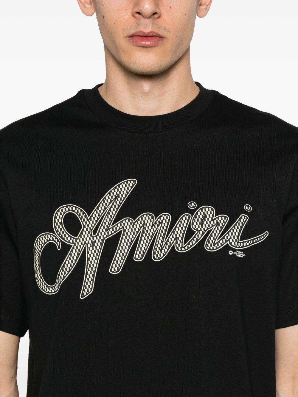 Amiri Script Logo T-Shirt in Black