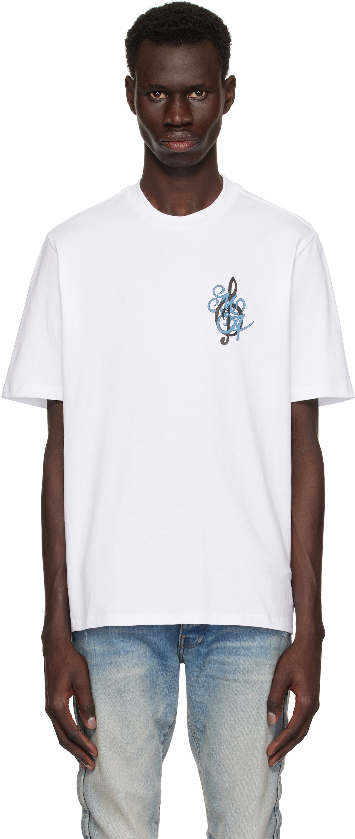 AMIRI White 'Amiri' Jazz Band T-shirt
