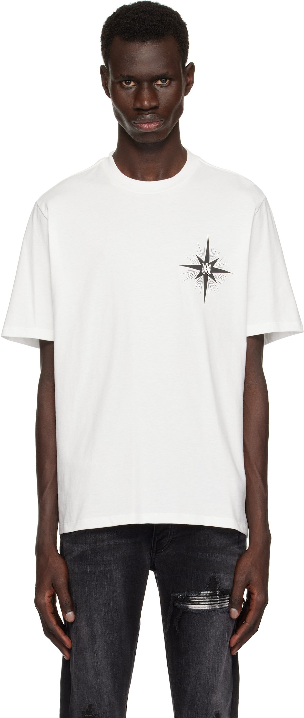 AMIRI White 'Amiri' Starburst T-shirt