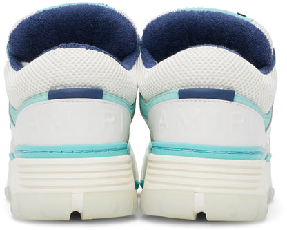 Amiri Amiri White & Blue MA-1 Sneakers - Size: UK 7 Sneakers | Shop From The Mirage