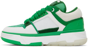 Amiri White & Green MA-1 Sneakers