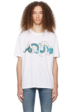 AMIRI White CNY Dragon T-Shirt