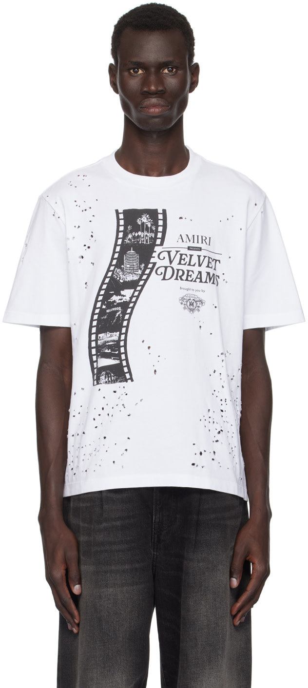 AMIRI White Film Shotgun T-shirt