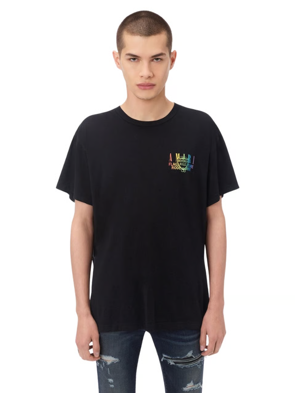 Amiri XO Beverly Hills Black T-Shirt