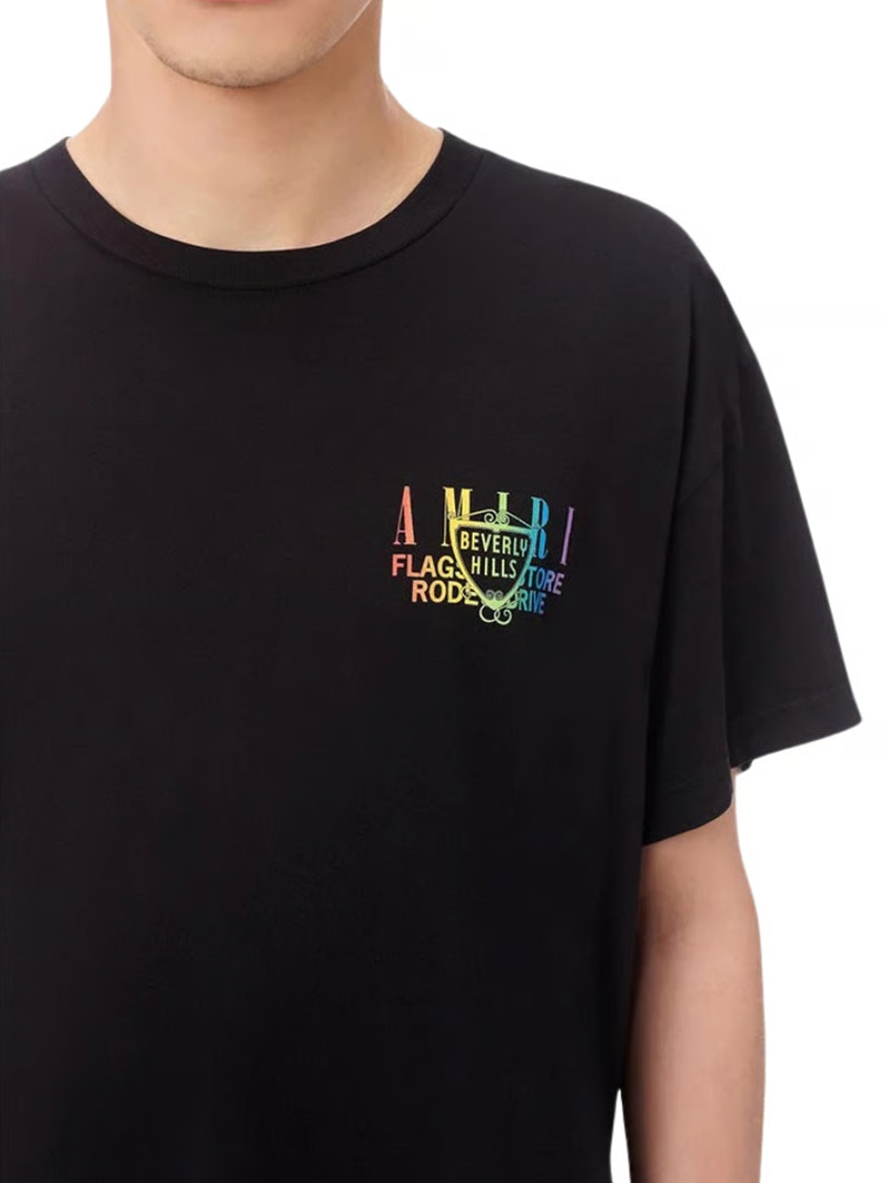 Amiri XO Beverly Hills Black T-Shirt