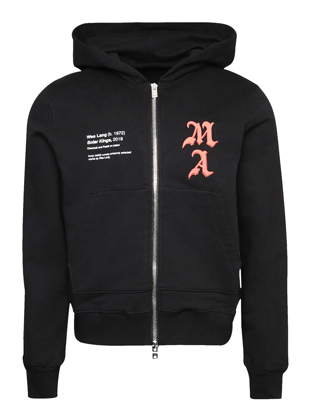 Amiri Wes Lang Solar Kings Hoodie in Black