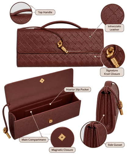 Andiamo Top Handle Long Clutch