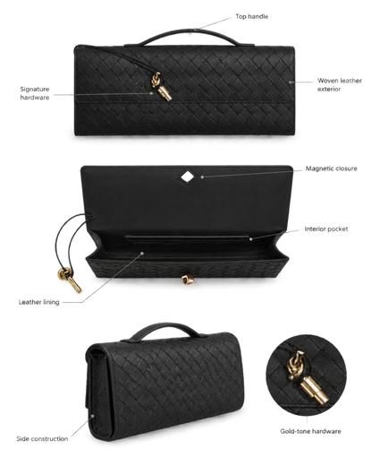 Andiamo Top Handle Long Clutch