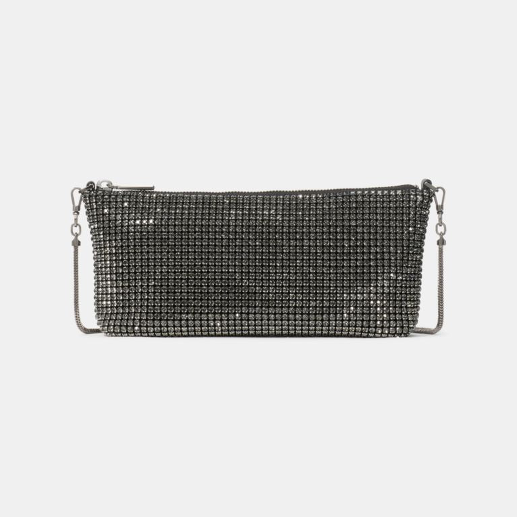 Andie Faux Crystal Mesh Small Shoulder
