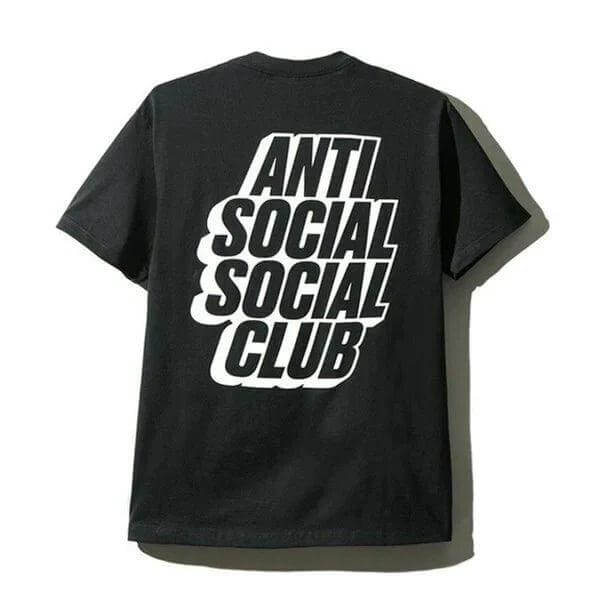 Anti Social Club ASSC Tee - Cancelled Again Tee Black - Size: S T-Shirts | Shop From The Mirage