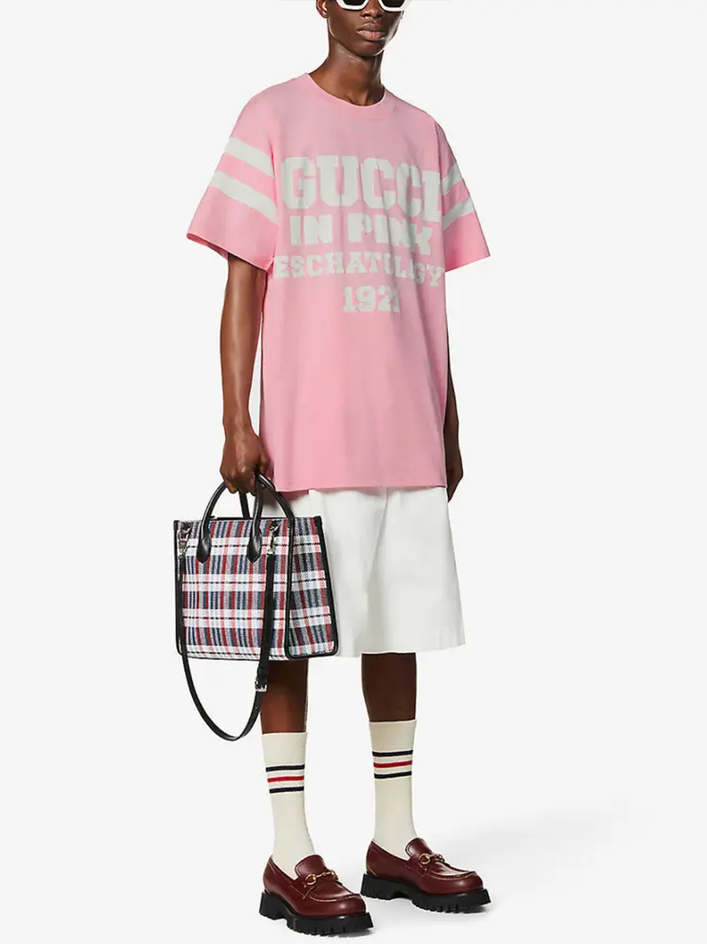 Gucci Eschatology 1921 Printed T-Shirt in Pink