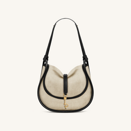 Arla Small Hobo Bag - Black Canvas