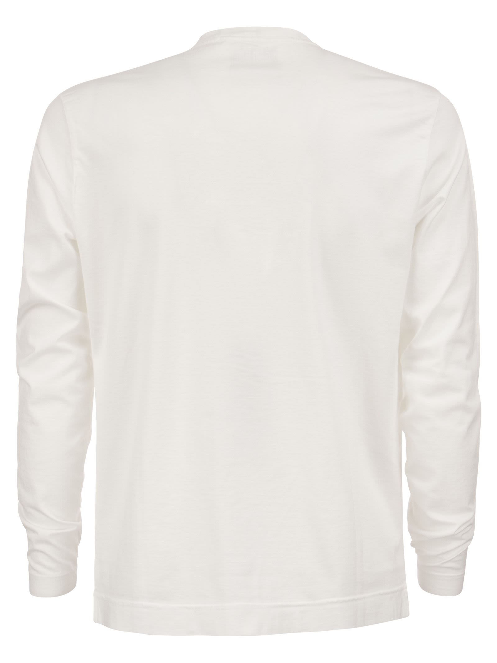Fedeli Long Sleeved Organic Cotton T Shirt