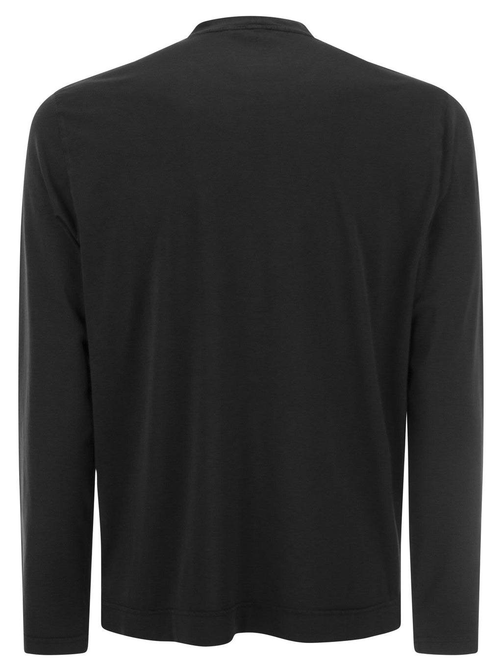 Fedeli Long Sleeved Crew Neck T Shirt