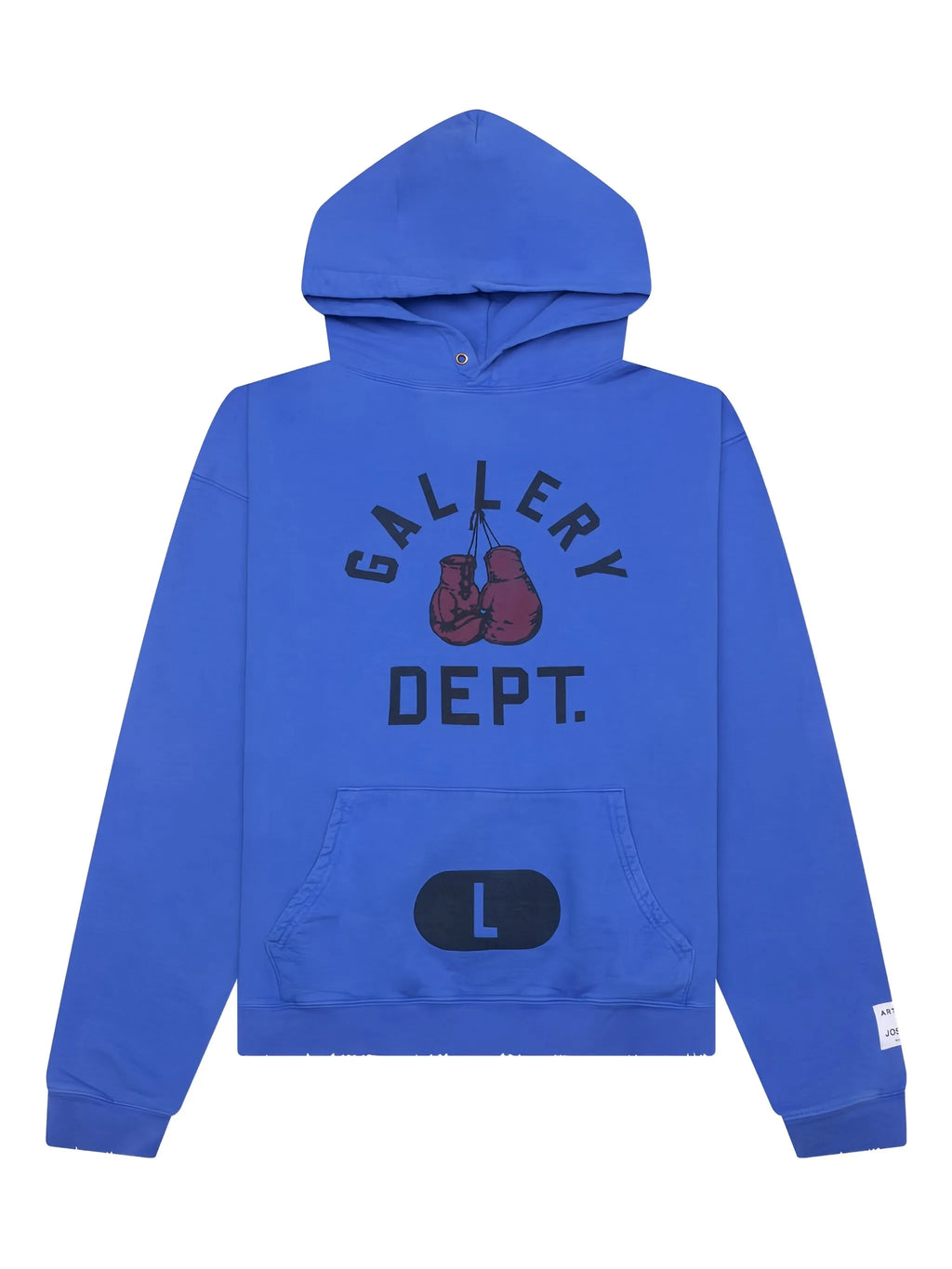 Gallery Dept Boxing Merch Hoodie in Blue