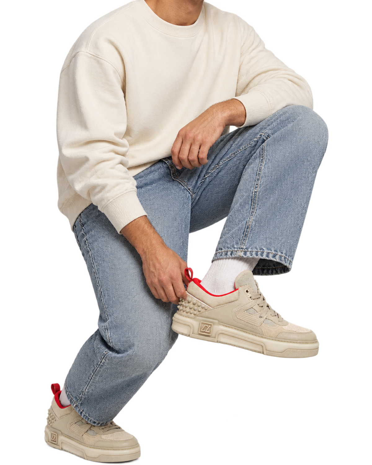Astroloubi Leather And Suede Sneakers