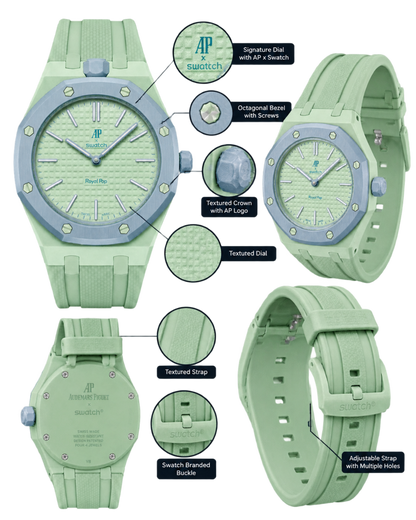 Audemars Piguet x Swatch Royal Pop “Blaue Acht”