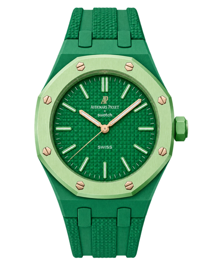 Audemars Piguet x Swatch Royal Pop  "Green Eight"