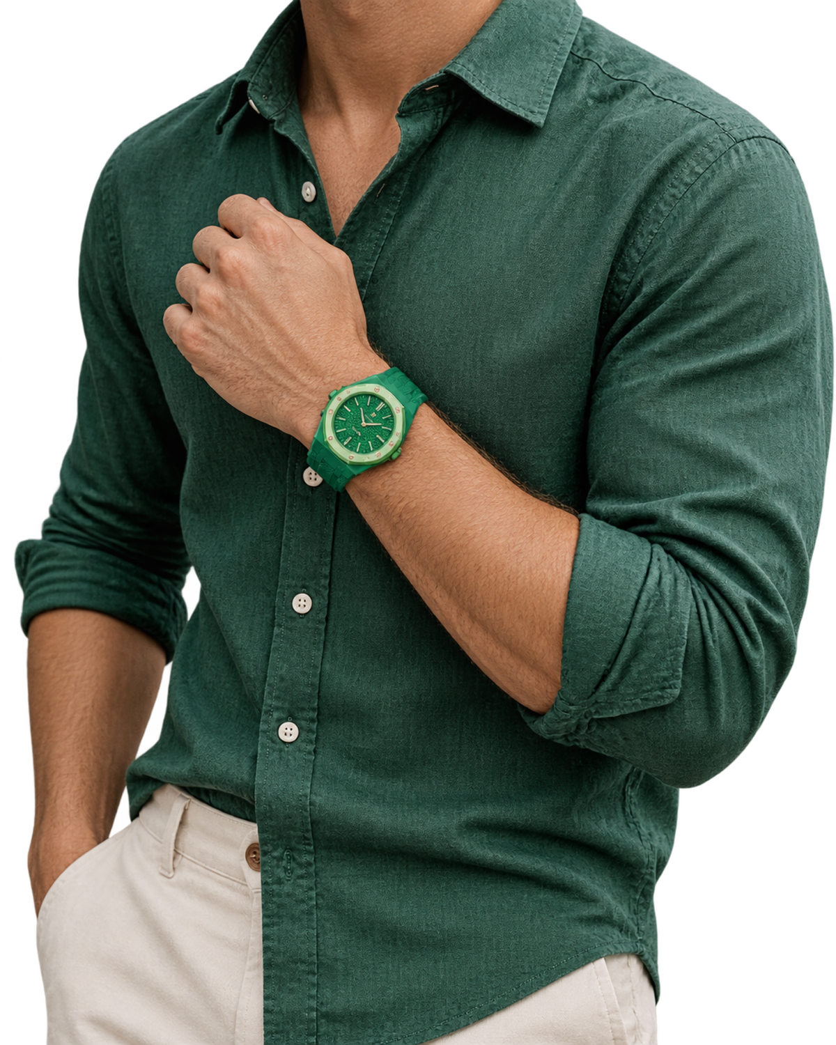 Audemars Piguet x Swatch Royal Pop  "Green Eight"