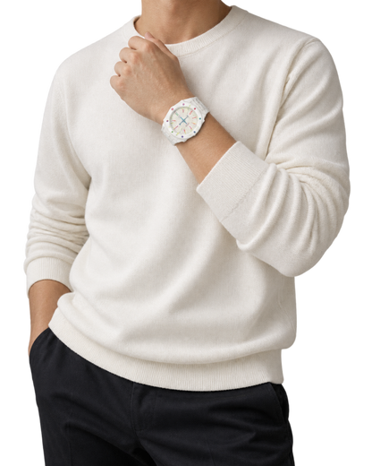 Audemars Piguet x Swatch Royal Pop "Huit Blanc"