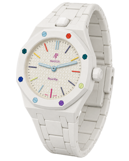 Audemars Piguet x Swatch Royal Pop "Huit Blanc"