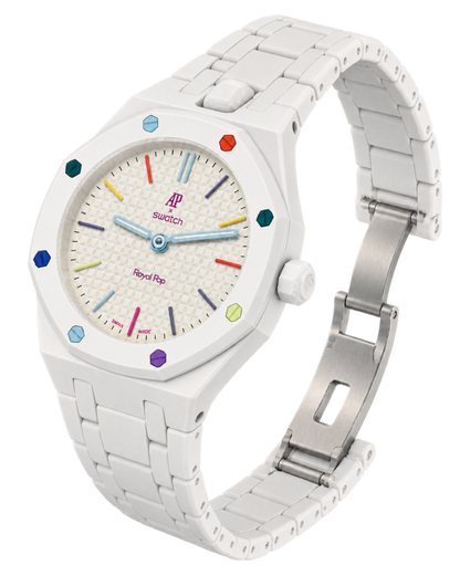 Audemars Piguet x Swatch Royal Pop "Huit Blanc"