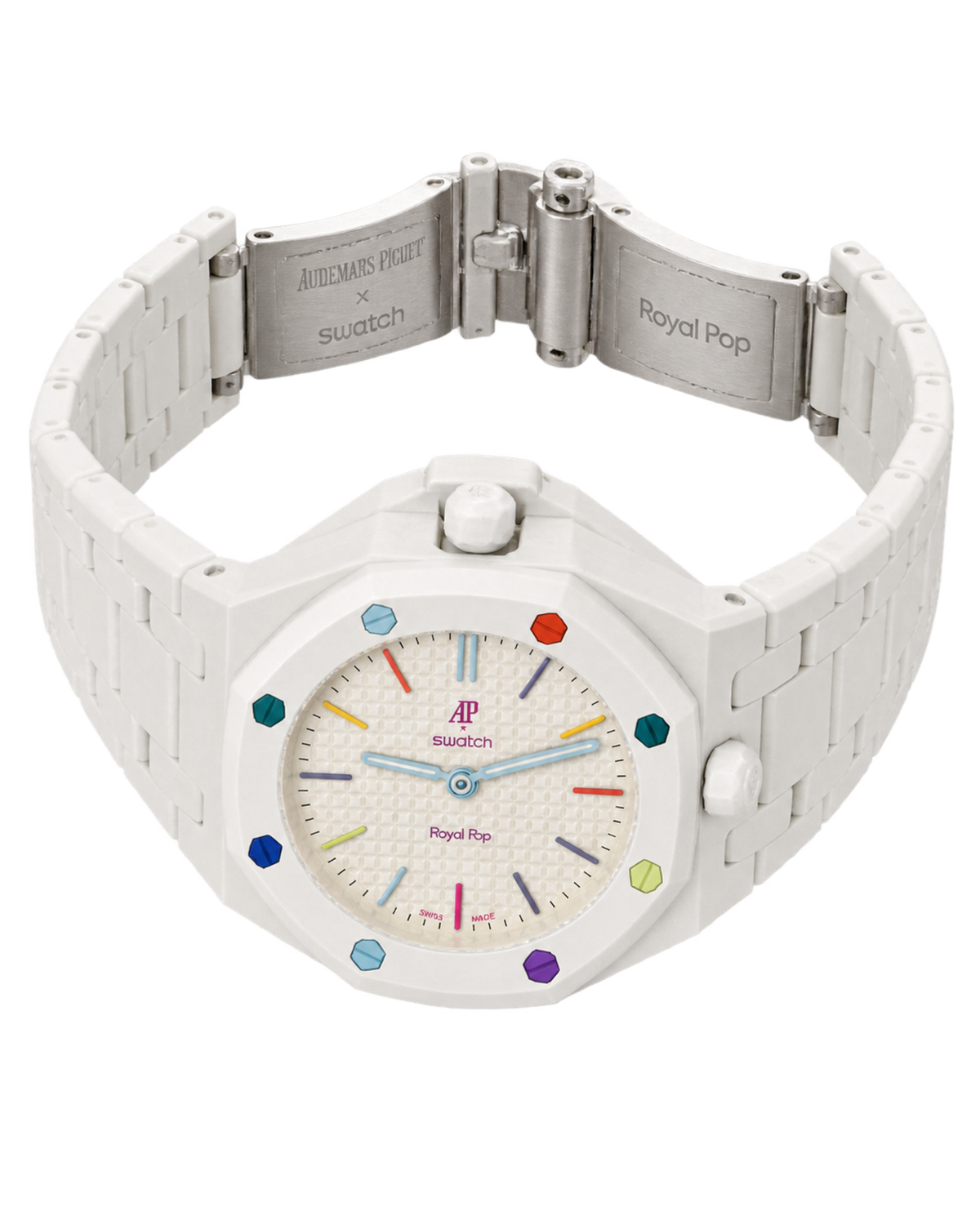 Audemars Piguet x Swatch Royal Pop "Huit Blanc"