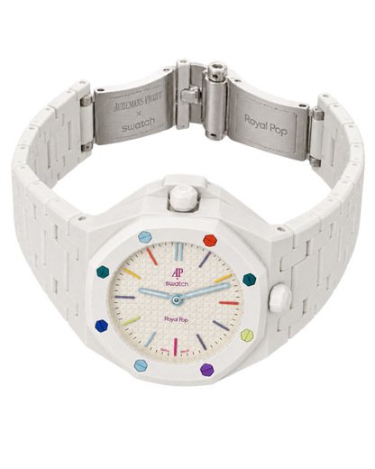 Audemars Piguet x Swatch Royal Pop "Huit Blanc"