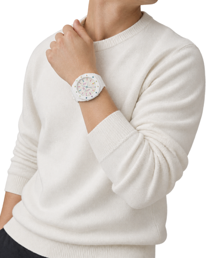 Audemars Piguet x Swatch Royal Pop "Huit Blanc"