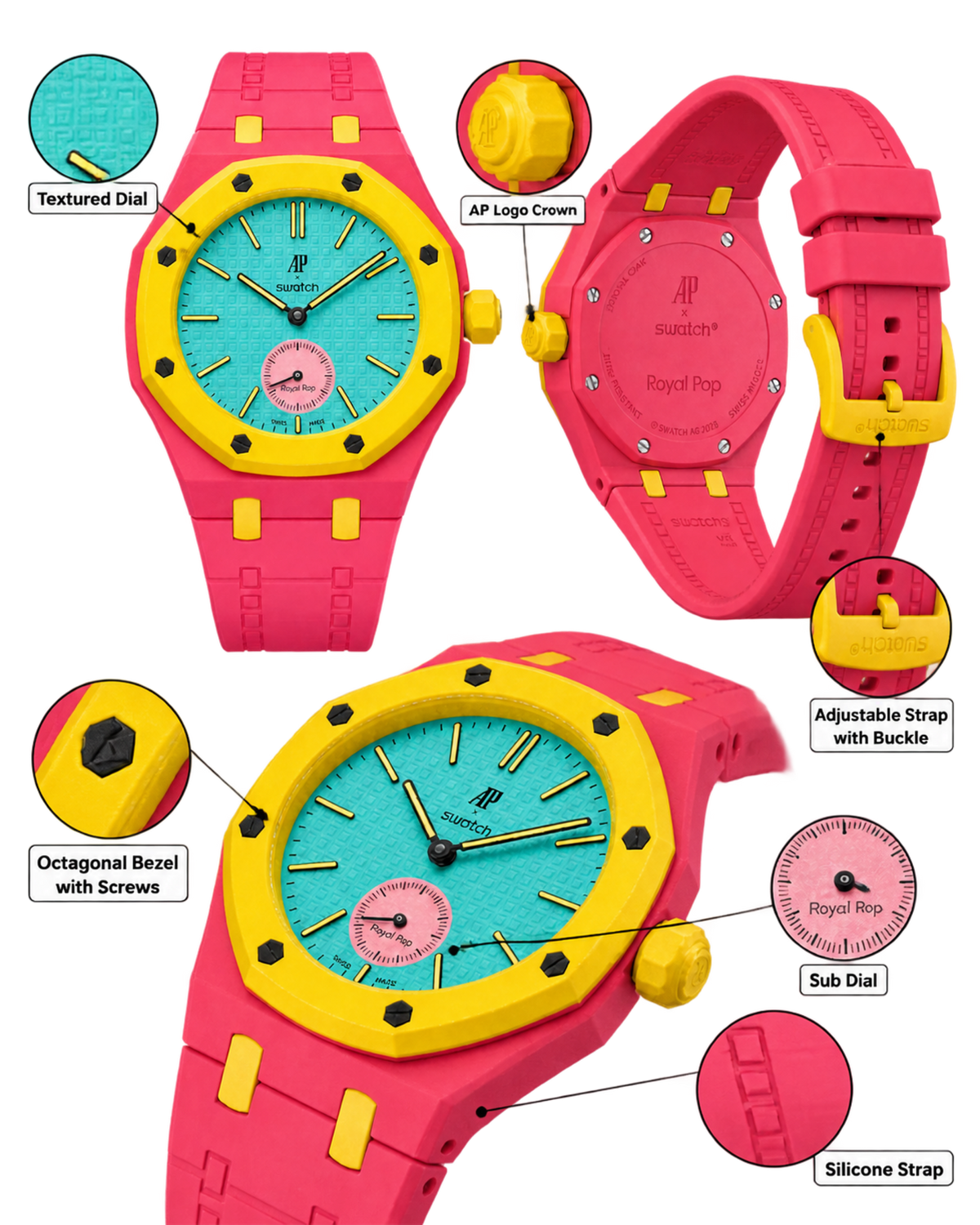 Audemars Piguet x Swatch Royal Pop "OTG ROZ"