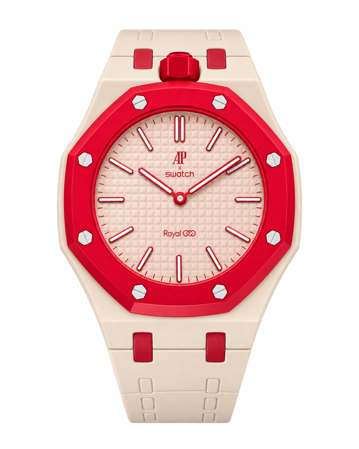 Audemars Piguet x Swatch Royal Pop "Otto Rosso"