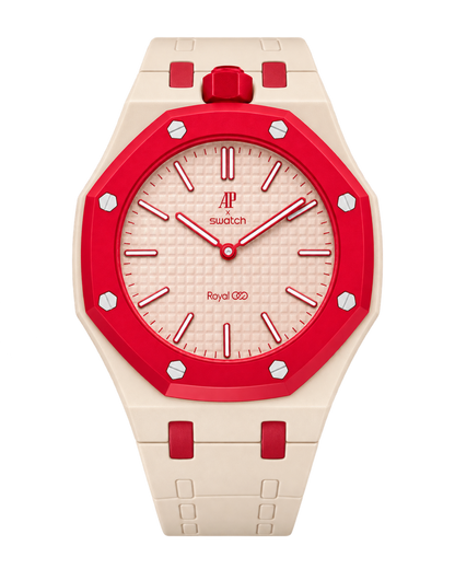 Audemars Piguet x Swatch Royal Pop "Otto Rosso"