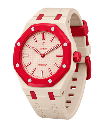 Audemars Piguet x Swatch Royal Pop "Otto Rosso"