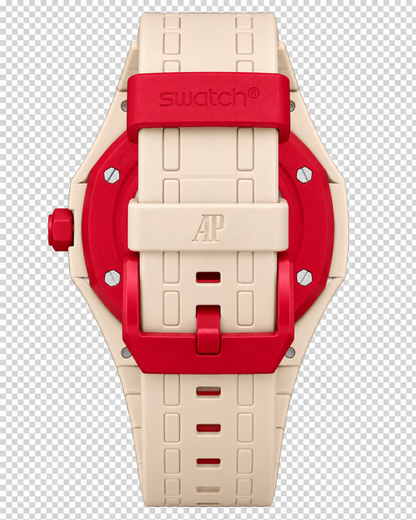 Audemars Piguet x Swatch Royal Pop "Otto Rosso"